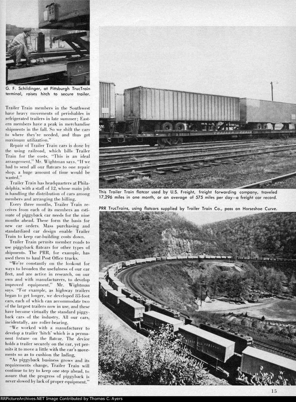 "Trailer Train Company," Page 15, 1960